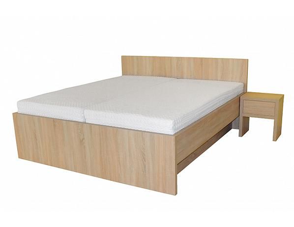 Moderní postel s plným čelem Tropea - FORLIVING