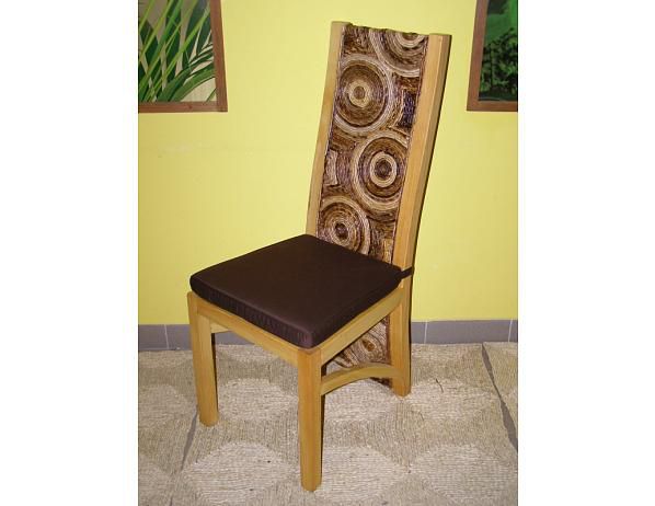 Jídelní židle Haifa-banánový list-borovice - FORLIVING