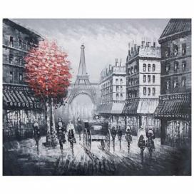 Obraz - Paříž s červeným stromem FORLIVING