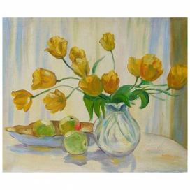 Obraz - Uvadlé žluté květy