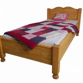 Dřevěná postel Kamila jednolůžková