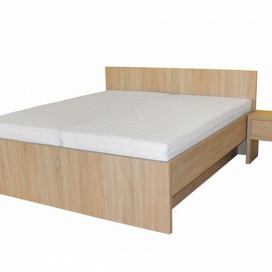 Moderní postel s plným čelem Tropea