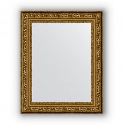 Zrcadlo v rámu, patinovaný zlatý ornament FORLIVING
