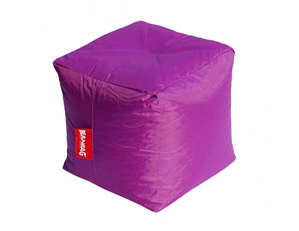 Fialový sedací vak BeanBag Cube - FORLIVING