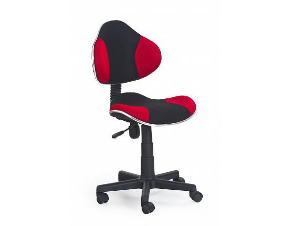 Halmar Dětská židle Flash Červeno-černá - ATAN Nábytek