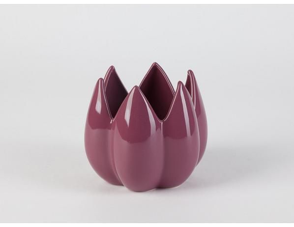 Keramická váza Bud, fialová - FORLIVING