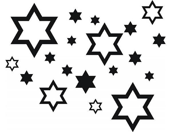 Samolepící dekorace Hvězdy - FORLIVING