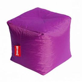 Fialový sedací vak BeanBag Cube