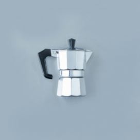 ESPERTO Kávovar na 1 šálek - stříbrná