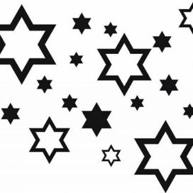 Samolepící dekorace Hvězdy