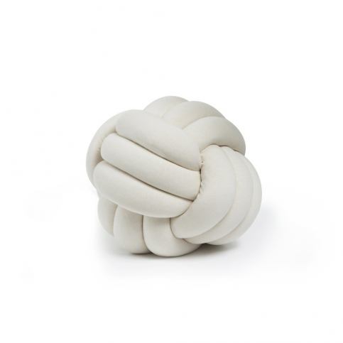 Světle béžový polštář Knot Decorative Cushion, ⌀ 30 cm - Bonami.cz