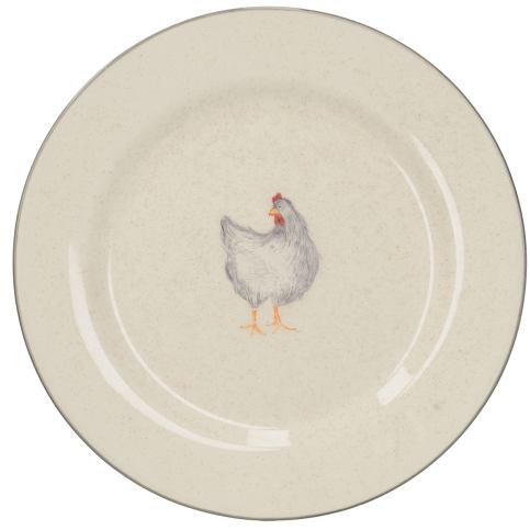 . Keramický dezertní talíř Chicken, 20x20x2 cm - Alomi Design