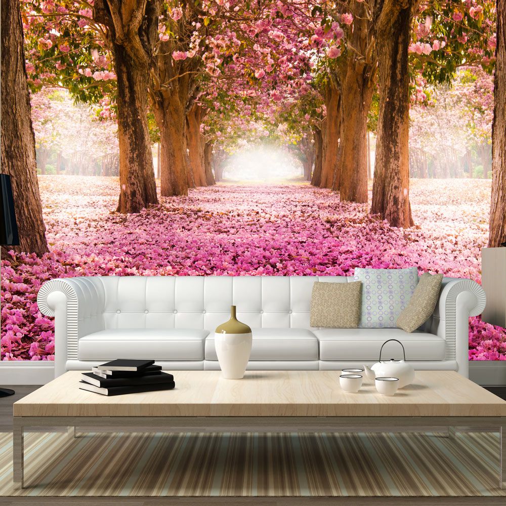 Fototapeta Bimago - Pink grove + lepidlo zdarma 350x245 cm - GLIX DECO s.r.o.