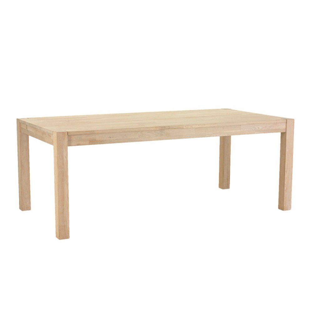 Jídelní stůl z dubového dřeva Furnhouse Texas, 180 x 90 cm - Bonami.cz