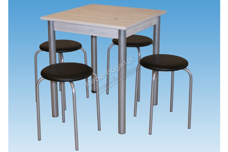 Komplet stůl metis + 4 x kuchyňská stolička orbit Kliber  - Nabytek-Bogart.cz