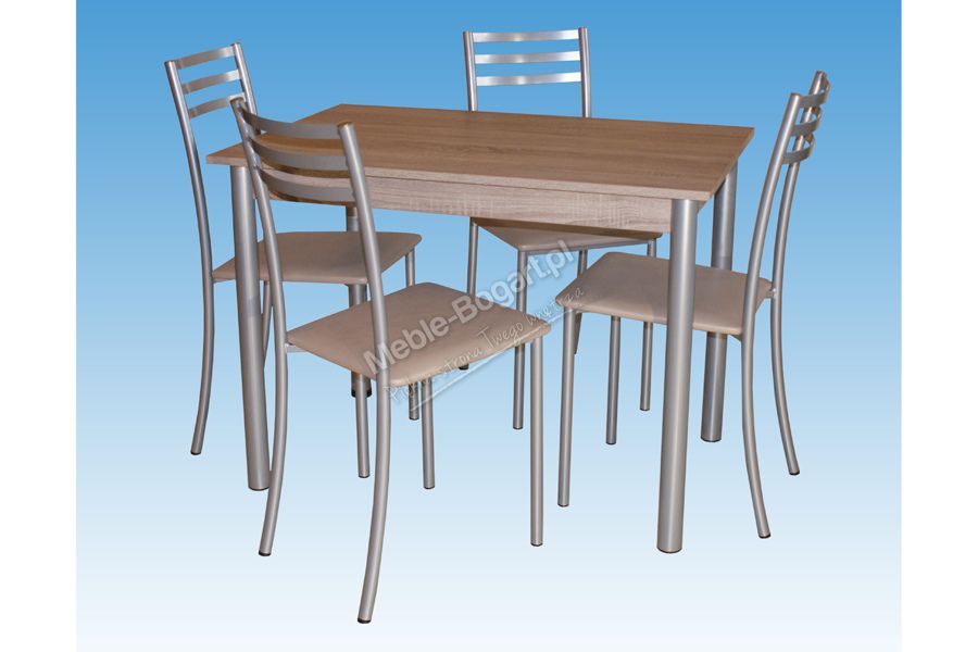 Komplet stůl metis + 4 židle beti plus Kliber  - Nabytek-Bogart.cz