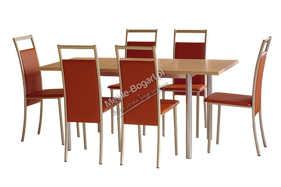 Komplet stůl metis max+ 4 židle neptun plus Kliber  - Nabytek-Bogart.cz