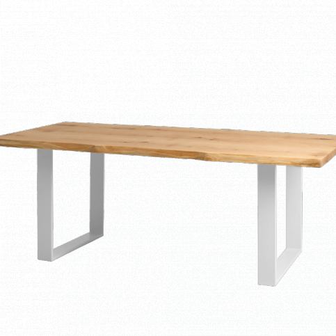 Jídelní stůl Feel 90x180 cm, dub/černá - Designovynabytek.cz