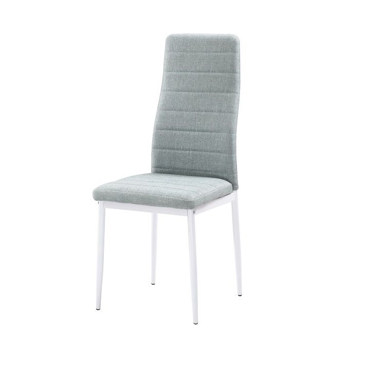 Židle, zelená látka / bílý kov, COLETA NOVA 0000201239 Tempo Kondela - DEKORHOME.CZ
