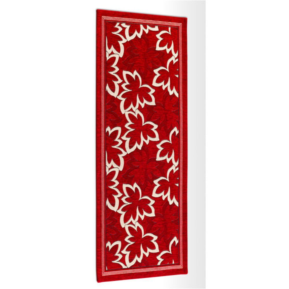Červený běhoun Floorita Maple, 55 x 280 cm - Bonami.cz