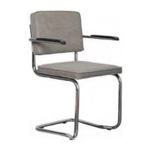 Zuiver Židle s područkou Ridge Vintage  Barva  šedá - Alhambra | design studio