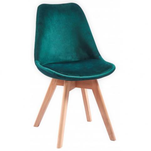 Jídelní židle DIORO, tmavě zelená - Alhambra | design studio