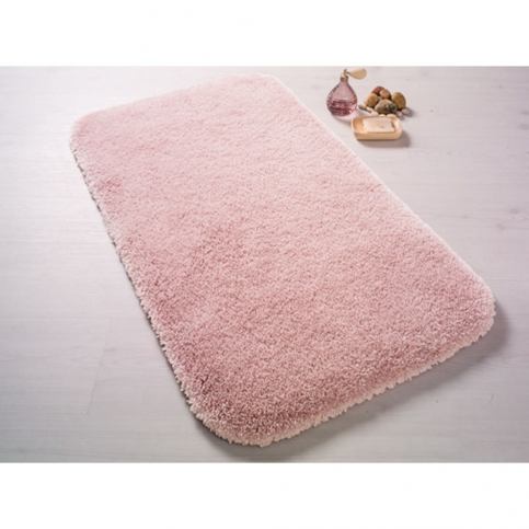 Pudrově růžová předložka do koupelny Confetti Bathmats Miami, 100 x 100 cm - Bonami.cz