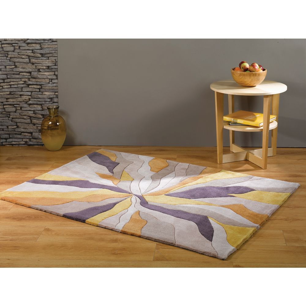 Žlutý koberec Flair Rugs Splinter, 160 x 220 cm - Bonami.cz