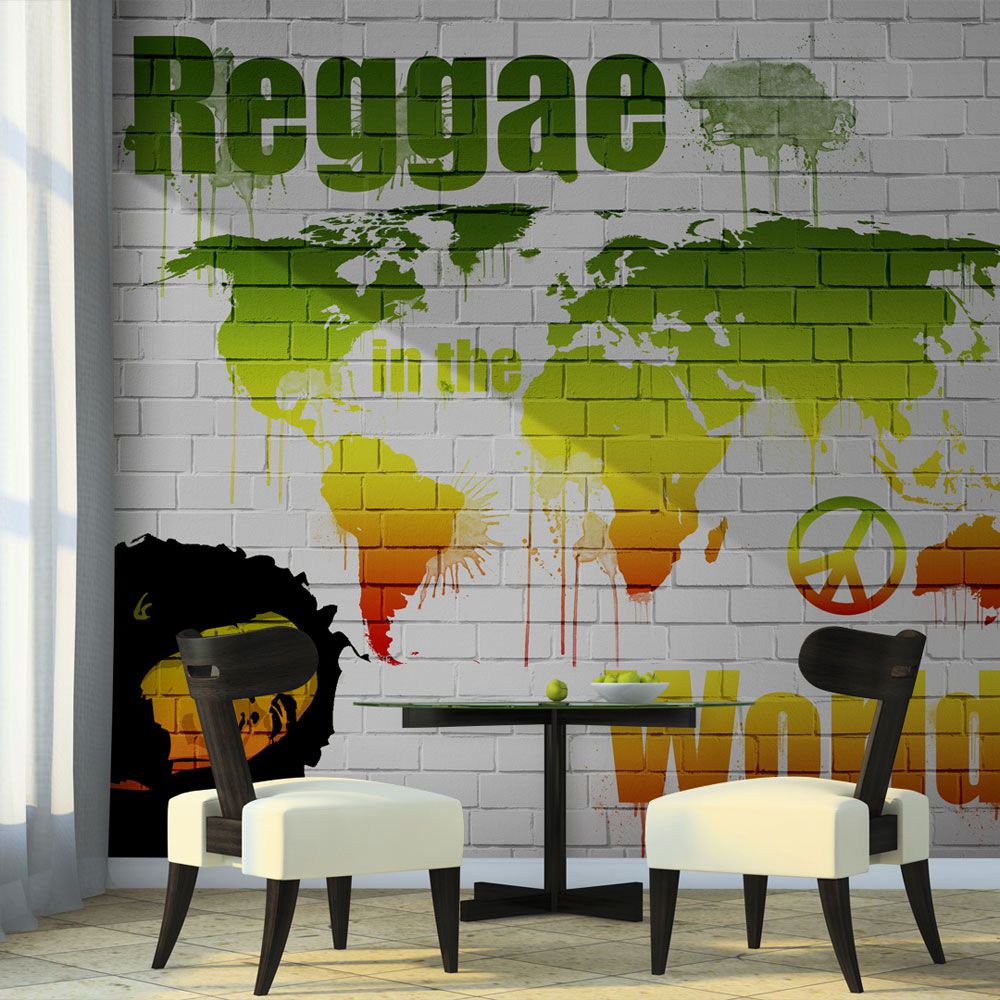 Fototapeta Bimago - Reggae in the world + lepidlo zdarma 200x154 cm - GLIX DECO s.r.o.