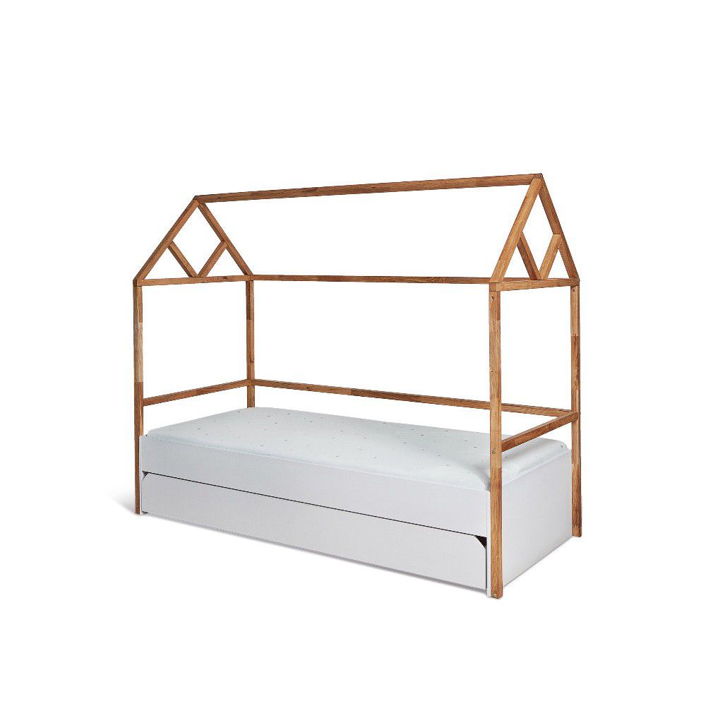 Bílá dětská postel se zásuvkou BELLAMY Lotta, 90 x 200 cm - Bonami.cz