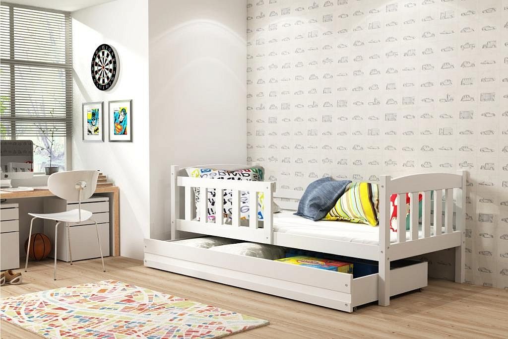 Dětská postel FLORENT + ÚP + matrace + rošt ZDARMA - Expedo s.r.o.