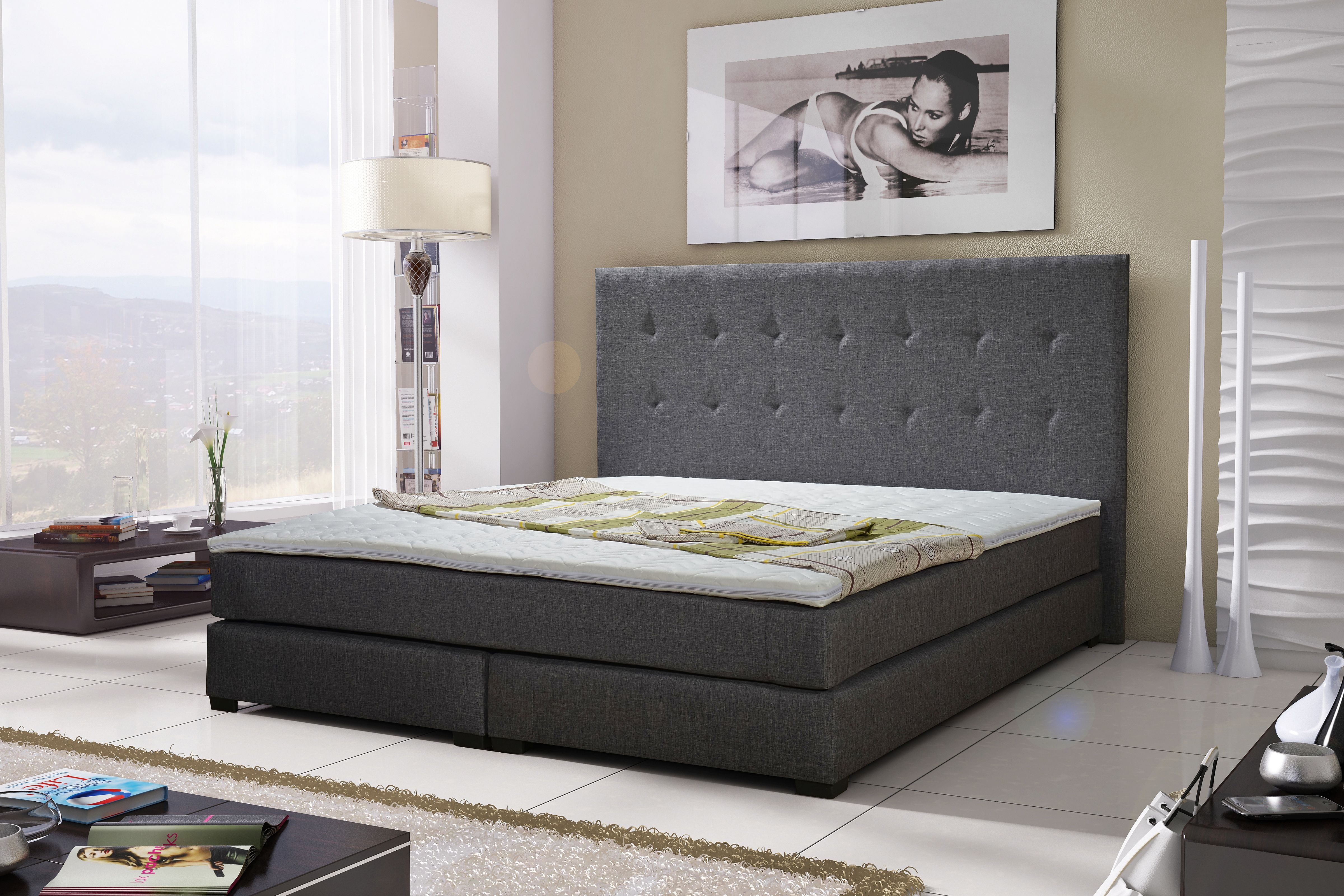 Luxusní postel LOUIS + matrace + rošt - Expedo s.r.o.