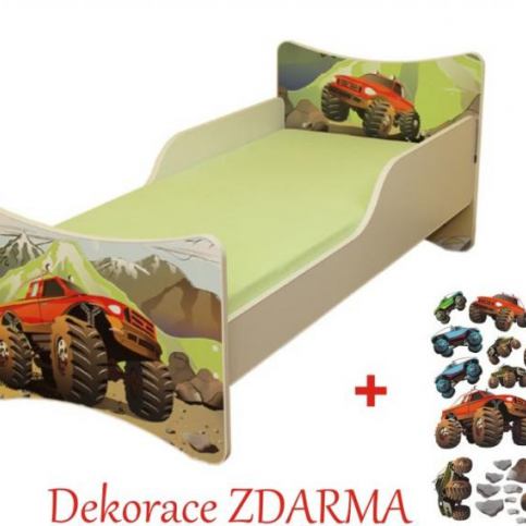 Forclaire Dětská postel Auto postel bez úložného prostoru 160x70cm - ATAN Nábytek