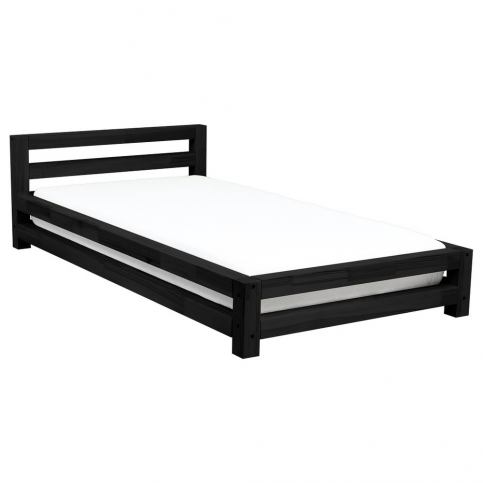 Černá jednolůžková postel z smrkového dřeva Benlemi Single, 90 x 160 cm - Bonami.cz