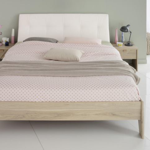 Manželská postel Swen bílá 160x200 cm - Nábytek aldo - NE