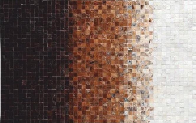 Luxusní koberec, pravá kůže, 120x180, KŮŽE TYP 7 - M DUM.cz