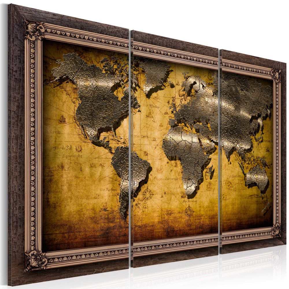 Obraz na plátně Bimago - The World in a Frame 120x80 cm - GLIX DECO s.r.o.