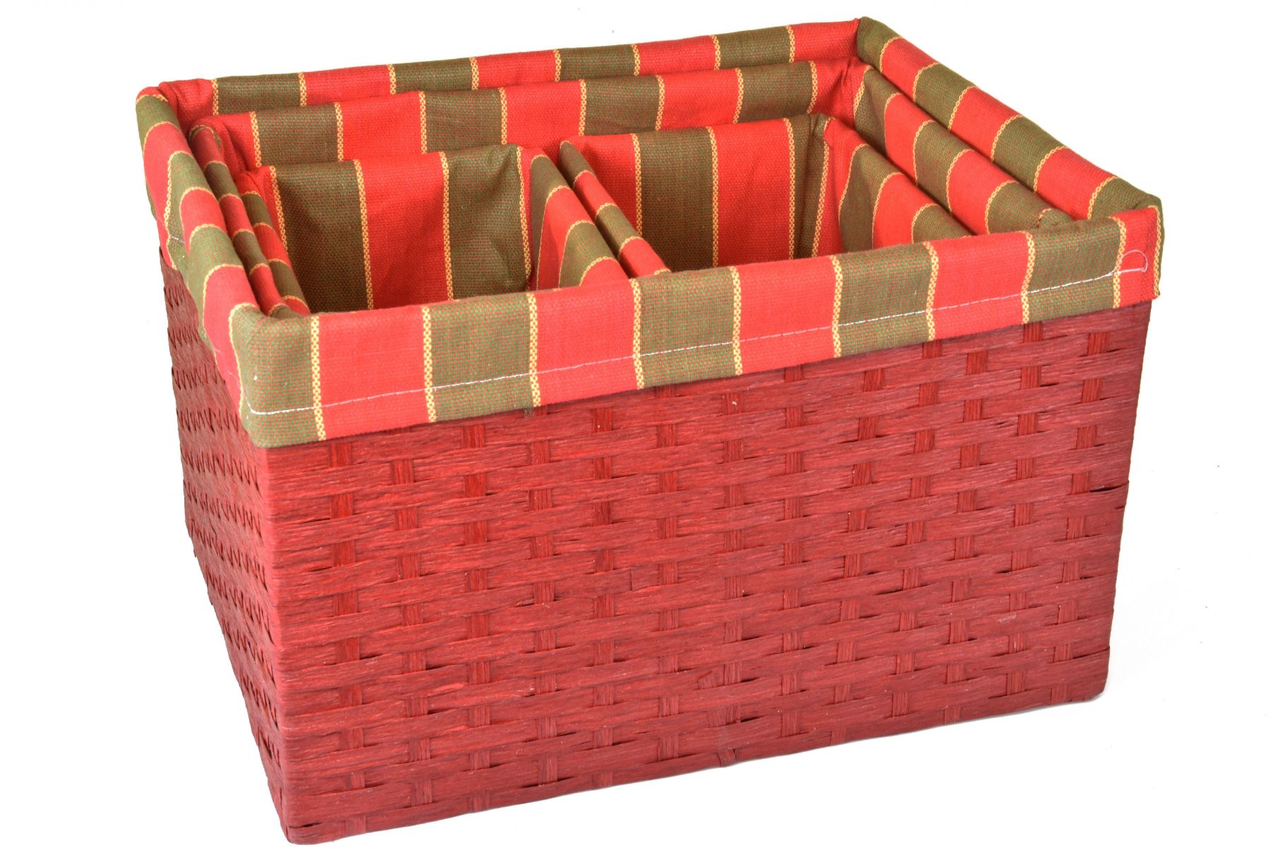 Vingo Úložný box červený Rozměry (cm): 22x16, v. 20 cm - Vingo