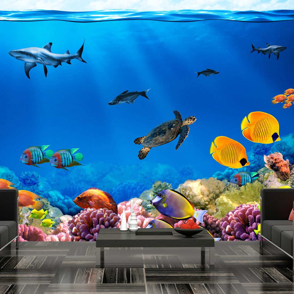 Fototapeta Bimago - Underwater kingdom + lepidlo zdarma 150x105 cm - GLIX DECO s.r.o.