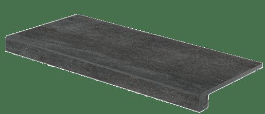 Schodová Tvarovka Rako Quarzit černá 40x80 cm mat DCF84739.1 - Siko - koupelny - kuchyně
