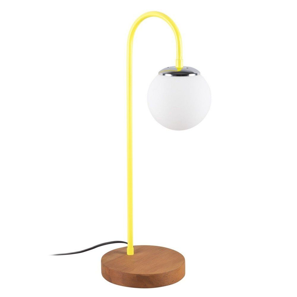 Stolní lampa s detailem ve žluté barvě Lanty Table Lamp, výška 57 cm - Bonami.cz