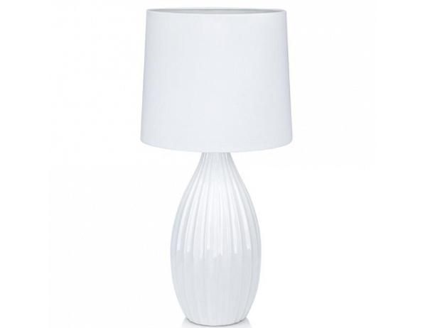 Bílá stolní lampa Markslöjd Stephanie, ø 24 cm - Bonami.cz