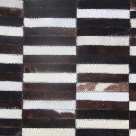 Luxusní koberec, pravá kůže, 171x240, KŮŽE TYP 6 Mdum