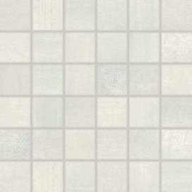 Mozaika Rako Rush světle šedá 30x30 cm pololesk WDM06521.1
