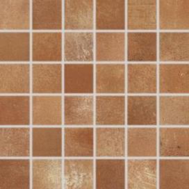 Mozaika Rako Via hnědá 30x30 cm mat DDM05713.1