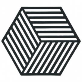 Podložka pod horké nádoby Zone Hexagon, černá