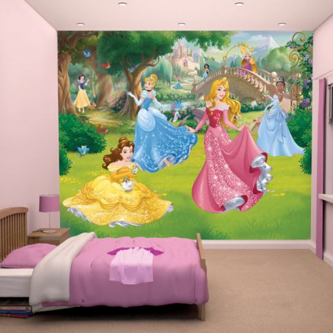 Walltastic Disney Princezny 2 - fototapeta na zeď 305x244 cm - GLIX DECO s.r.o.