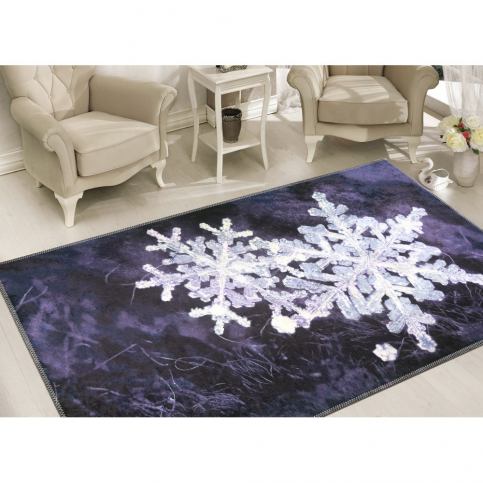 Koberec Vitaus Big Snowflakes, 80 x 150 cm - Bonami.cz