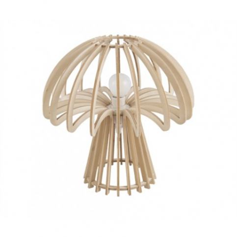 Present time Stolní  lampa TRADITIONAL MUSHROOM, přírodní dřevo - Alhambra | design studio