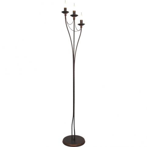Volně stojící lampa v měděné barvě Glimte Charming, výška 164 cm - Bonami.cz